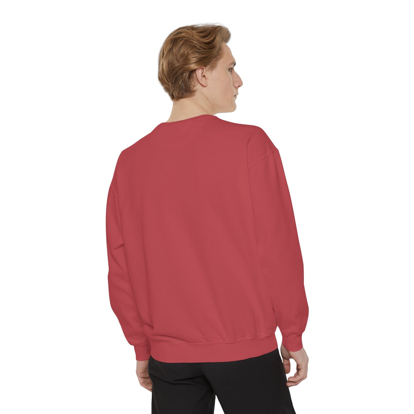 Guitar-Inspired Unisex Garment-Dyed Sweatshirt