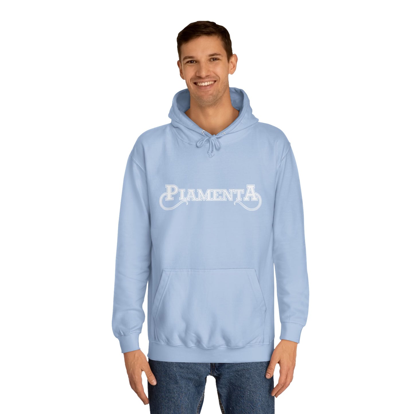 White Piamenta Logo Hoodie (Unisex)