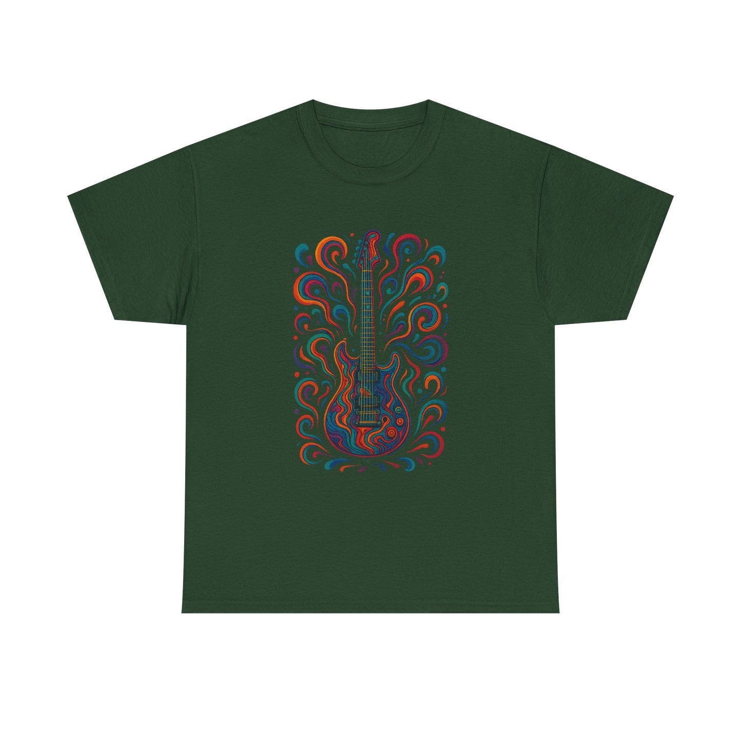 Artistic Guitar Unisex Heavy Cotton Tee
