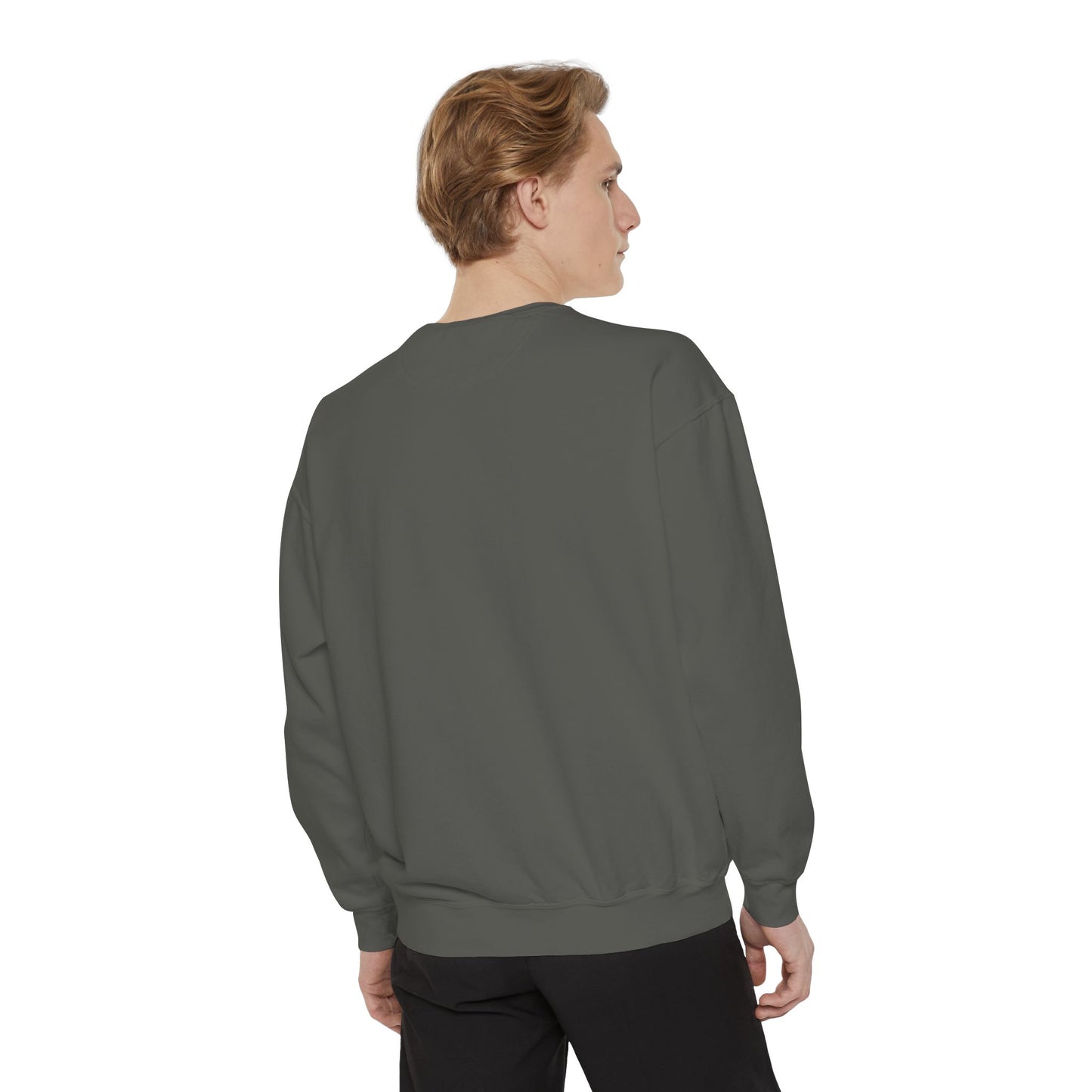 Guitar-Inspired Unisex Garment-Dyed Sweatshirt