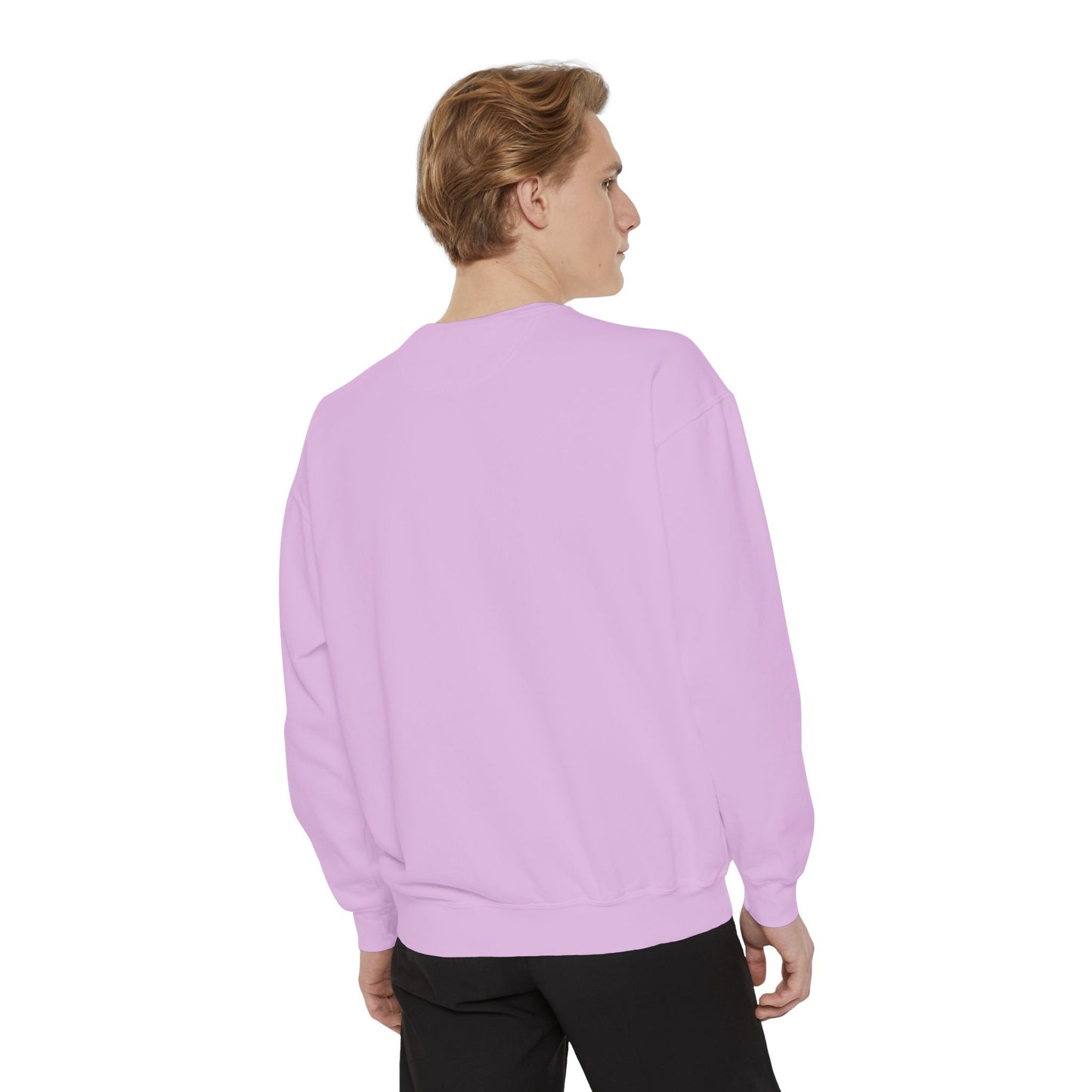 Guitar-Inspired Unisex Garment-Dyed Sweatshirt