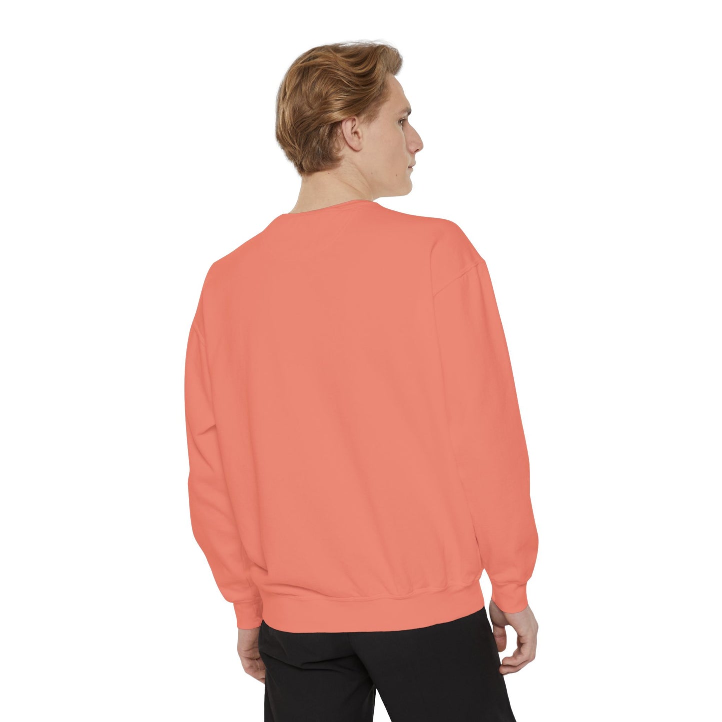 Guitar-Inspired Unisex Garment-Dyed Sweatshirt