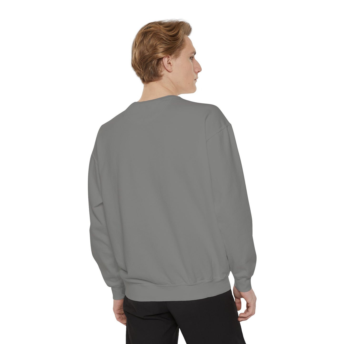 Guitar-Inspired Unisex Garment-Dyed Sweatshirt