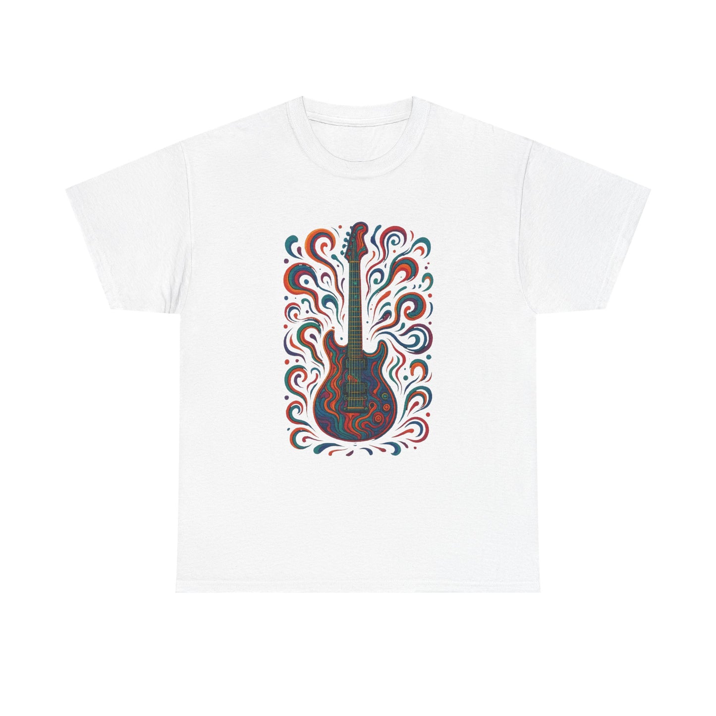 Artistic Guitar Unisex Heavy Cotton Tee