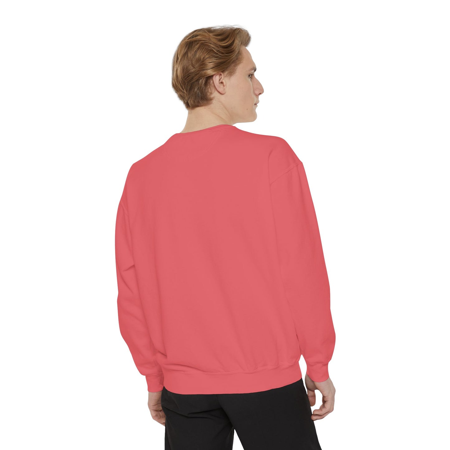 Guitar-Inspired Unisex Garment-Dyed Sweatshirt